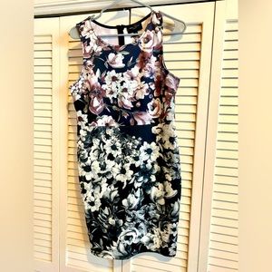 NWT Romeo + Juliet Couture Pink and Black Mini Bodycon Dress Size XL